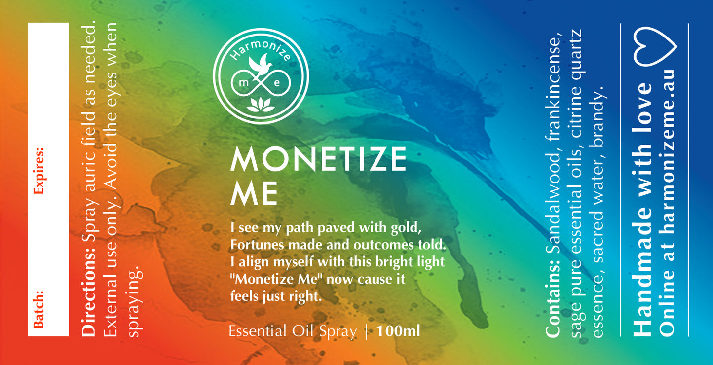 Monetize Me | Auric Spray 100mls