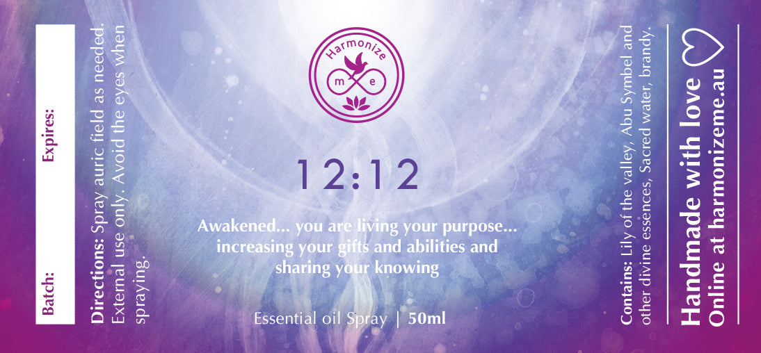 12:12 | Essential Oil Auric Spray 50mls